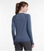 LL Bean Everyday Sunsmart Long Sleeve Crew US Size Nautical Navy 1000216100 Women's Tee, Neck, Fit, Regular, Small, Blue,