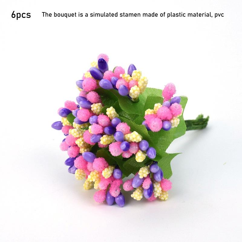 

Detachable Plastic Simulation Star Tassel Decorative Flower Bouquet, Wedding Accessories, DIY Flower Wreath Materials, Gift Deco