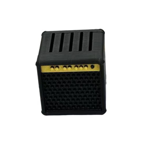 

Guitar Pick Storage Box Retro Amplifier Design Pick Holder Pick Organizer Holds 5 Picks Display Stand Gift for Musicians Guitarists чёрный