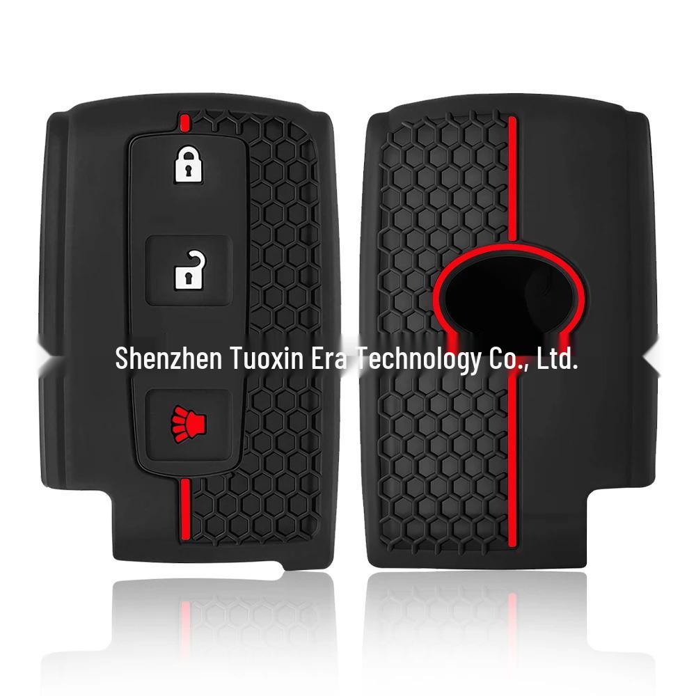 Toyota Prius Crown 3-Button Honeycomb Silicone Key Cover