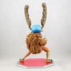 23cm One Piece Anime Figure Strengthen Chopper GK Model Battle Scene Toys Ornament Kids Birthday Gift
