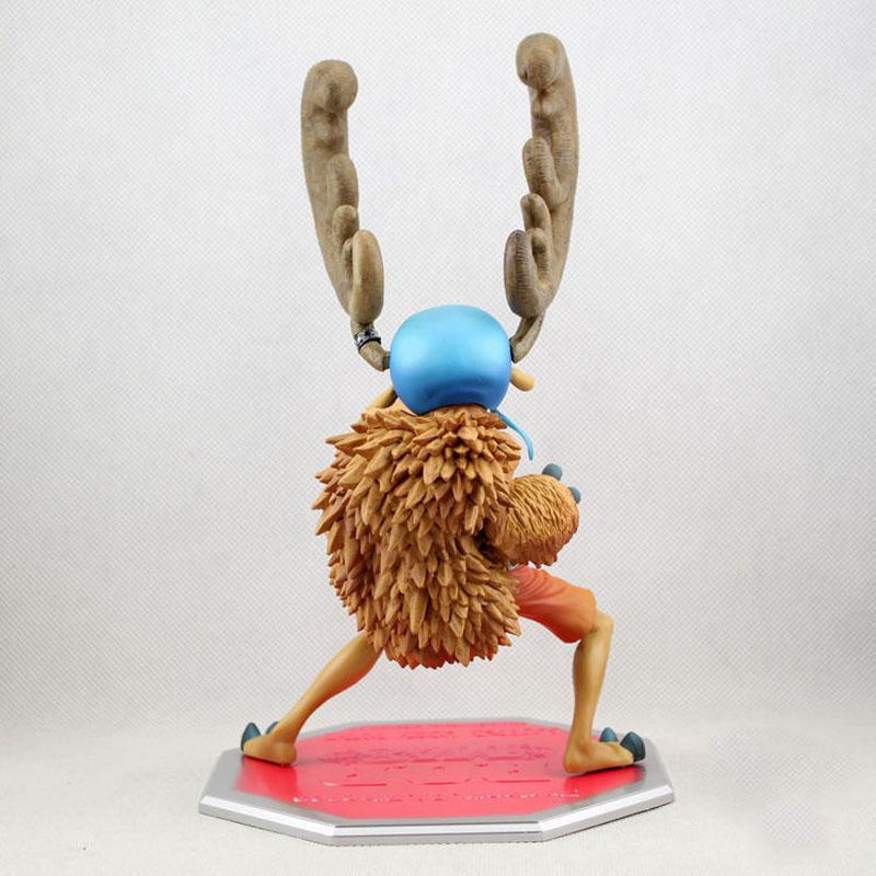 23cm One Piece Anime Figure Strengthen Chopper GK Model Battle Scene Toys Ornament Kids Birthday Gift