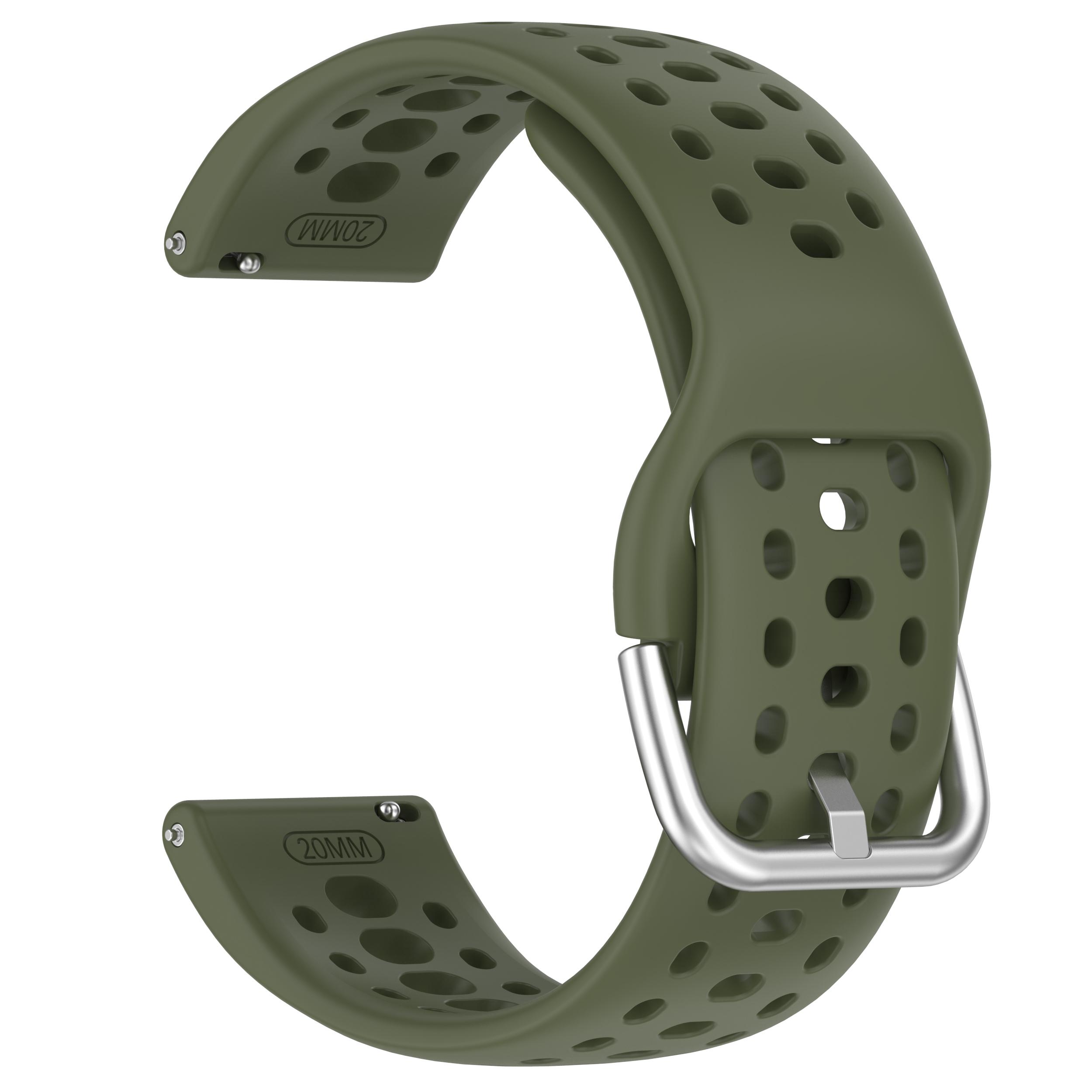 

Original Silicone Strap For Amazfit Active 2 Sport breathable Bracelet Intelligent Correa Amazfit Active2 Watchband accessories For Amazfit Active 2 армия зеленый