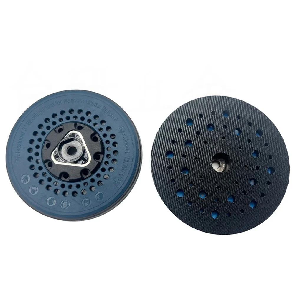 49 Holes Sanding Pad For Orbital Cooling Channels Hand Tool Set 49 Holes 5 Inch PU Material Pressure Resistance