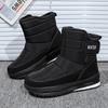 Men's Boots Fashion High-top Cotton Shoes Winter Plush Warm Snow Boots Outdoor Non-slip Platform Boot Mens Ankel Boots Botas2025
