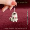 Well-designed Bright Acrylic Keychain, Perfect for Backpack Accessories, Phone Pendant, Car & Home Decor, Birthday Holiday & Party Gift