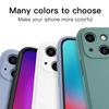 For For Iphone 16 1 14 13 11 12 1 Pro Max Mini X XR XS 7 8 SE  Al Liquid Silicone Phone Case Shockproof Back Cover