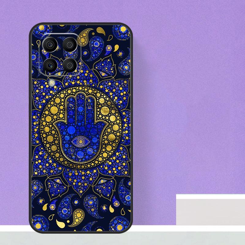 Hamsa Hand of Fatima Case For Samsung Galaxy M31 M16 M36 M56 M33 M53 M13 M12 M32 M52 M20 M15 M55 M14 M35 M34 M54