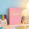 Elegant Daily Schedule Notebook With Firm Cover And Metal Corners Perfect For Work Or School