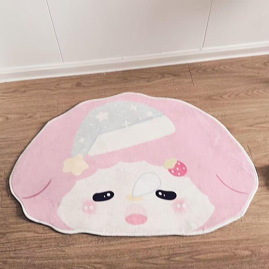 Cartoon Cute Bedroom Bedside Blanket Dresser Makeup Bathroom Bathroom Absorbent Non-slip Foot Pad