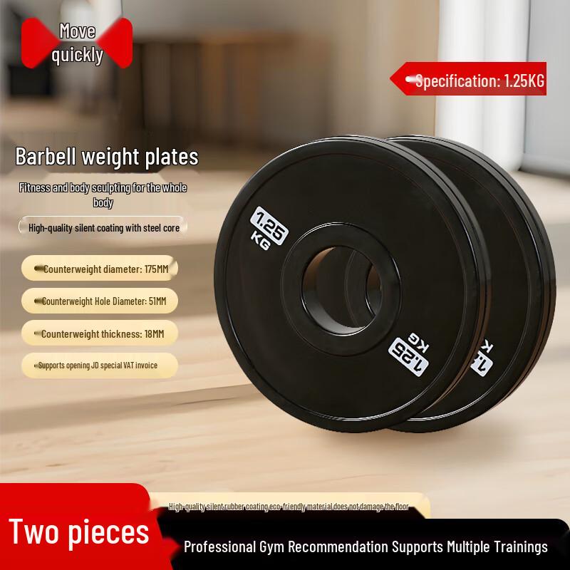Juedong Rubber Coated Barbell Plates