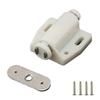 10 Pack Sturdy Stainless Steel Magnetic Push Open Door Catch Home Accessory for Cabinets Easy to Installion Latches