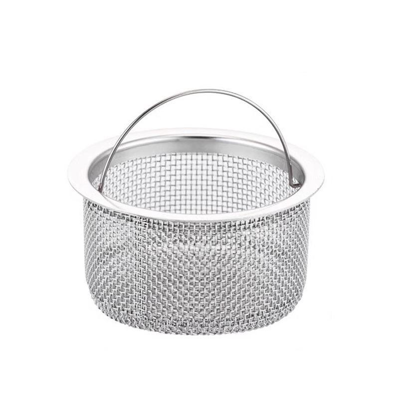 Stainless Steel Sink Strainer Fine Mesh Anti-Clogging with Easy-Lift Handle for Home RV Kitchen Bathroom Drain Filter