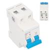Miniature Circuit Breaker 2P Residual Current Isolator DIN Rail Mount 400V 16A DZ47‑63 C16