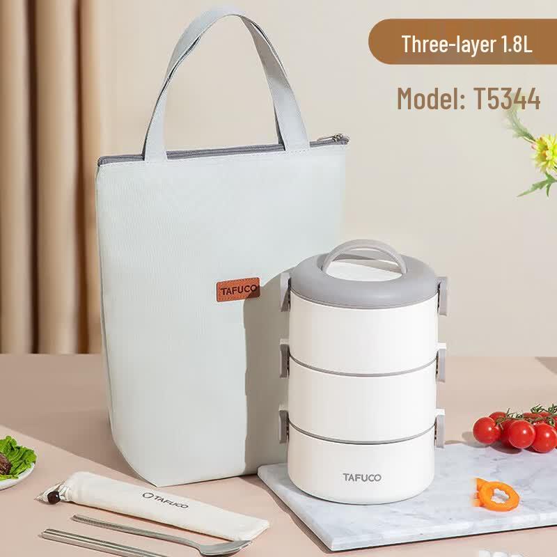 Tafuco T5344 316 Stainless Steel Insulated Lunch Box