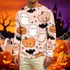 Men's Casual Long Sleeve T Shirt Crew Neck Printed Graphic Tee Top Comfortable Fit Lightweight Fabric Suitable for Everyday Wear
