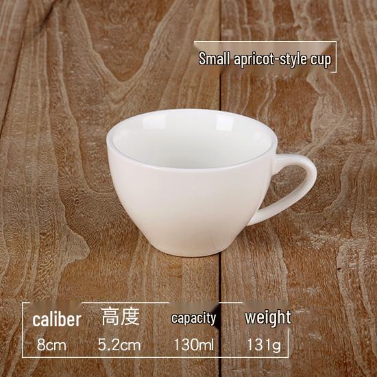 Elegant White Ceramic Coffee Cup & Saucer Set with Spoon – Ideal for Home or Hotel Use