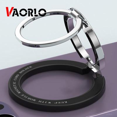 VAORLO Originale Per Magsafe Supporto Magnetico Mini Lega Portatile Pieghevole Supporto Da Tavolo Magnete Anello di Barretta Staffa Per iPhone 12 13 14 Pro