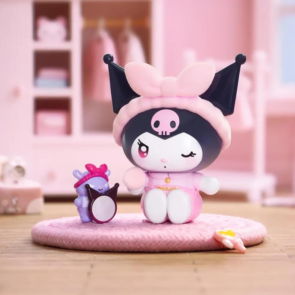 TOP TOY Sanrio Characters Sparkle Series Gachapon Blind Box Figure Soft Vinyl PVC Present Birthday Gift Kuromi Character Collectible "Kuromi Idol" [1