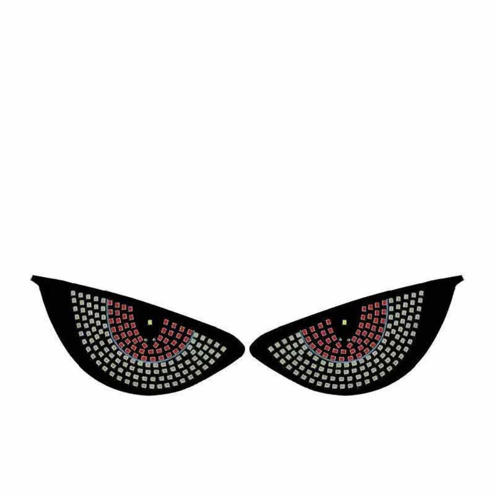 

2 шт. Универсальные автомобильные фары-глаза, дизайн «Дьявольский глаз», сигнальные огни для транспортных средств, аксессуары для грузовиков Style5