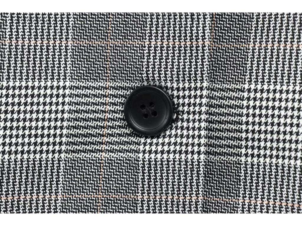 2025 Spring Women's European & American V-neck Single-breasted Casual Suit