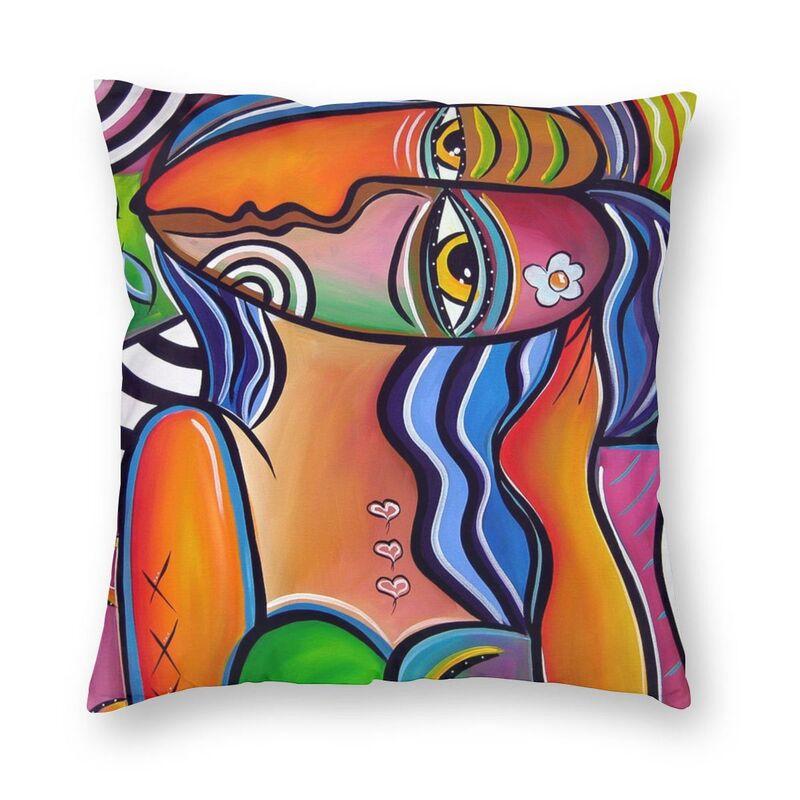 Pablo Picasso Slavný Obraz Čtvercový Povlak na Polštář Dekorační Guernica Dámy Abstraktní Umění Povlak na Polštář Do Obývacího Pokoje Pohovka Moda