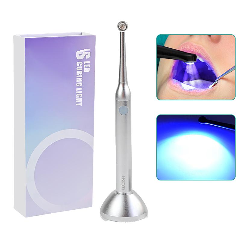 Lampada Led Fotopolimerizzante Dentale 1 Secondo Nero /Argento Alta Intensità Composito Ortodontista Attrezzatura Odontoiatrica