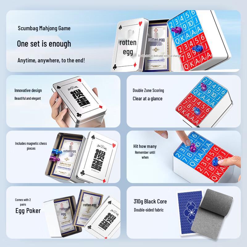 Guandan Playing Cards & Accessory Set