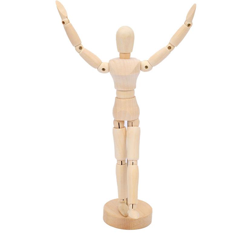 Holzpuppe Gelenkpuppe Modell Malerei Künstler Zeichnen Skizze Schaufensterpuppe