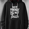 2025 Ny Stil Herr Personlig Förenta Nationerna Bokstavstryck Hoodie Höst Vinter Casual