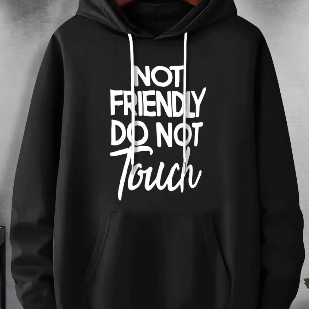 2025 Ny Stil Herr Personlig Förenta Nationerna Bokstavstryck Hoodie Höst Vinter Casual