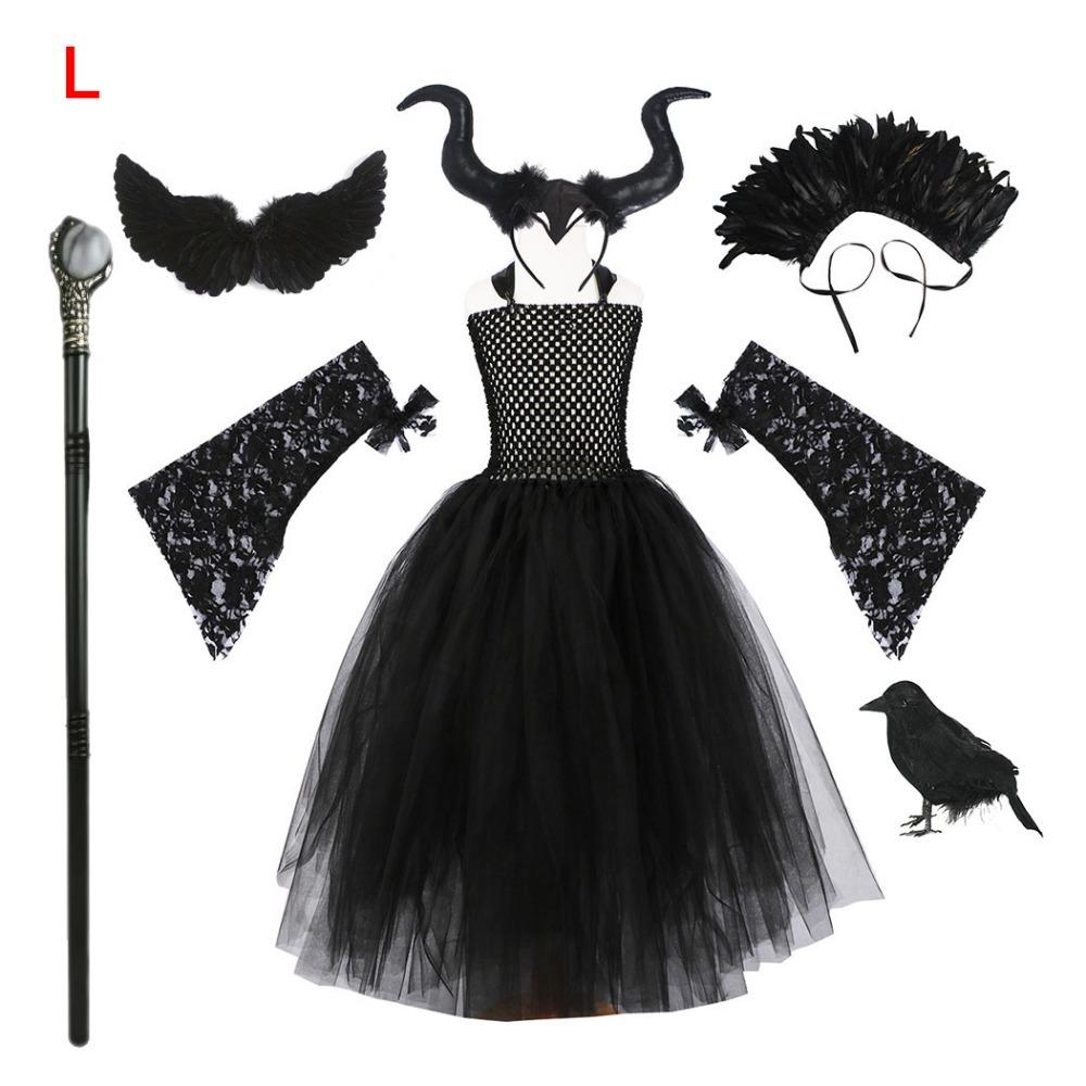 Black Mesh Cosplay Dress Black Tulle Black Mesh Princess Dress Evil Queen Outfit All Saint's Day
