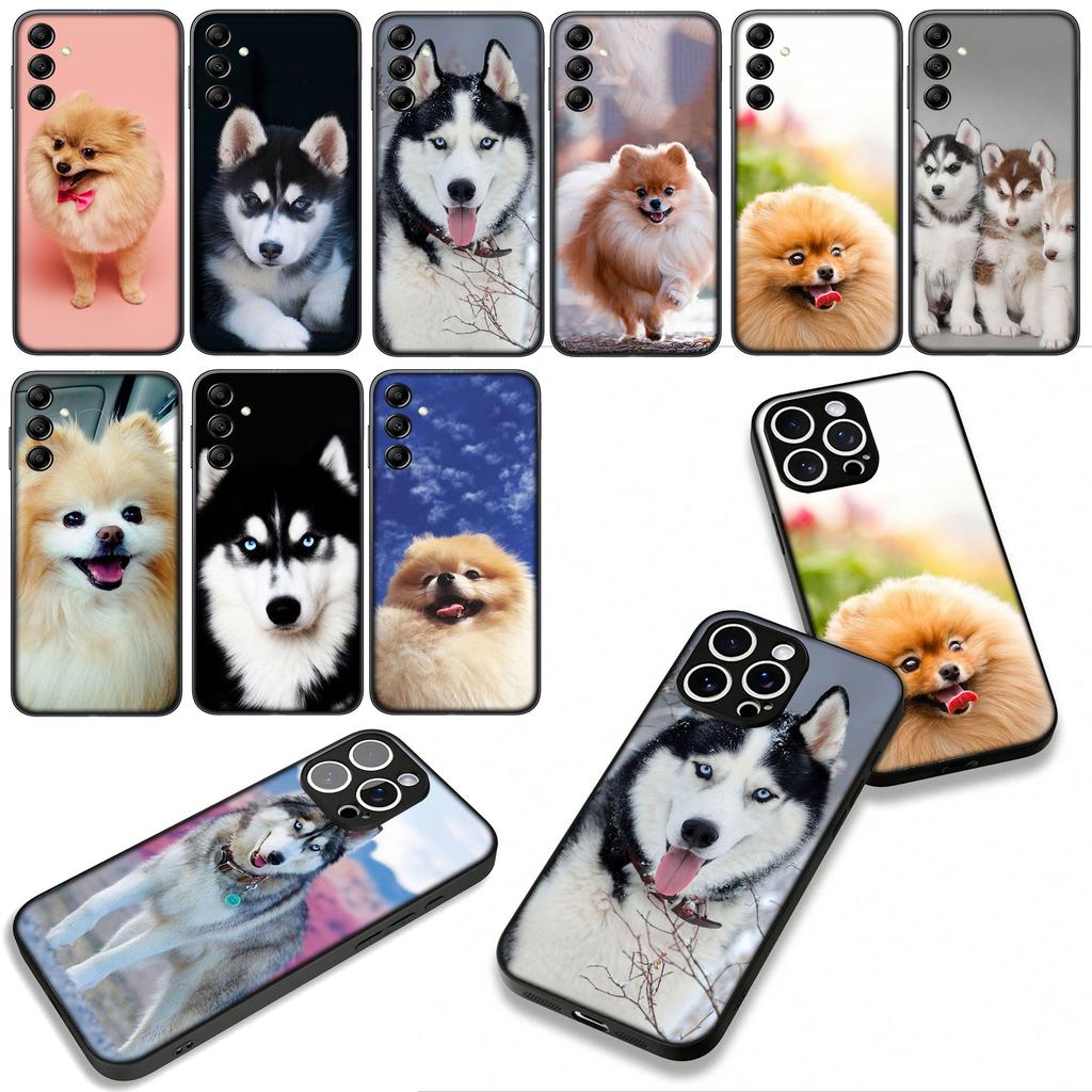 Husky Pomeranian Dog Phone Cover for Xiaomi Redmi Note 11 15 9 10 Pro Plus 8 A5 9A 9T 10A 10C 9C NFC 15C 8T Case