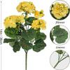36cm Silk Flower Wedding Bouquets Fake Flower Decorative Flower Artificial Begonia Flower  Bridal