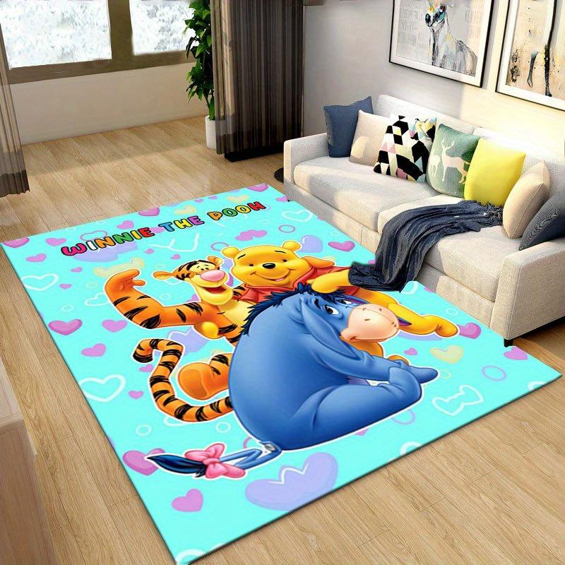 1pc Disney Winnie the Pooh Pattern Carpet Area Rug Non-slip Carpet Hand Washable Floor Mat Suitable For Living Room Bedroom Home Decor Room