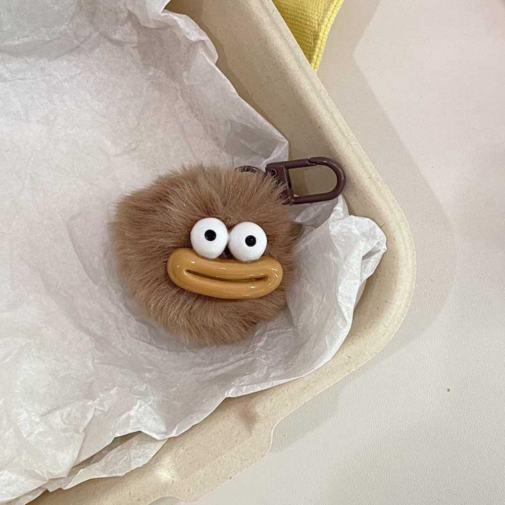 Ugly Cute Sausage Mouth Keychain Funny Design Hairball Keychain Funny Plush Pendant Gift