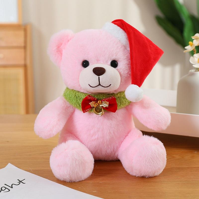 Christmas Teddy Bear Doll Plush Toy Bear Hug Bear Doll Children's Rag Doll Christmas Gift