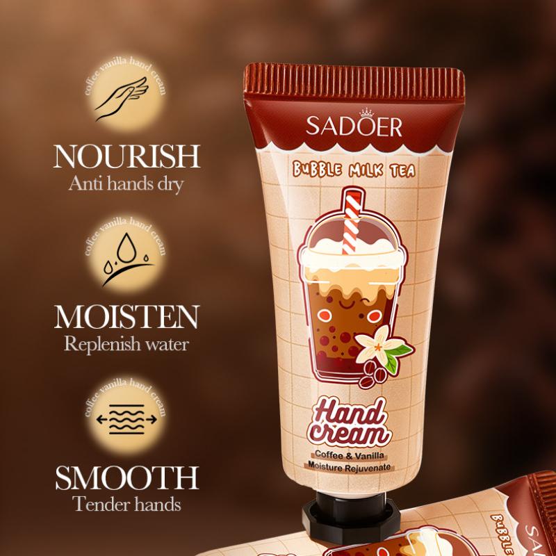 Coffee Vanilla Hand Cream SADOER Autumn and Winter Anti-cracking Skin Rejuvenation Hand Cream