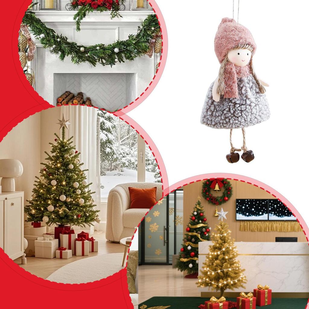 Angel Ornament Angel Doll Christmas Tree Decorations Festive Pendant For Holiday Celebration Home Door Party Window Indoor