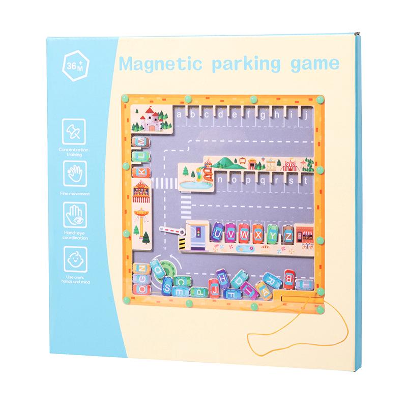 Magnetic Letter Maze: Color Matching & Pen Control Puzzle for Early Education