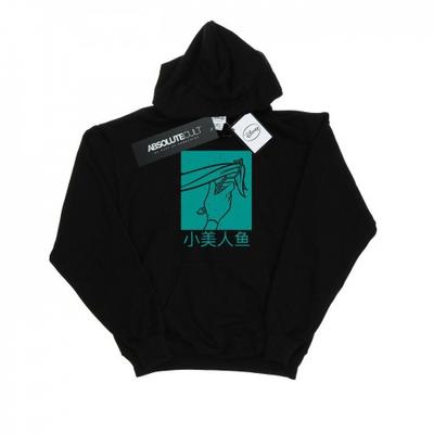 Disney Princess Mens Ariel The Little Mermaid Hair Stroke Hoodie