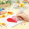 3D Pixel Puzzle Automatic Press Bead Pen Anti-slip Fuse Bead Pen Bead Dispenser  Miniature Artwork