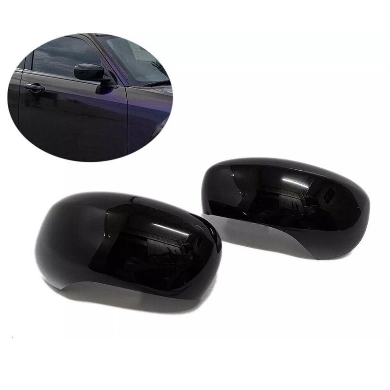For Chrysler 300/300C Dodge Magnum Charger 2005-2010 Car Rearview Side Mirror Cover Wing Cap Door Housing Shell Trim Gloss Black
