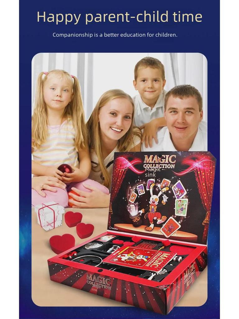 Set de jucării Magic Collection: Spectacol scenic pentru copii și magie de prim-plan cu videoclip didactic