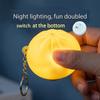 New Pinch Dumpling Squishy Toy, Silicone Lights Up Buns, Glowing Baozi Keychains, Emotion Fidgets Toy Creative Christmas Gift