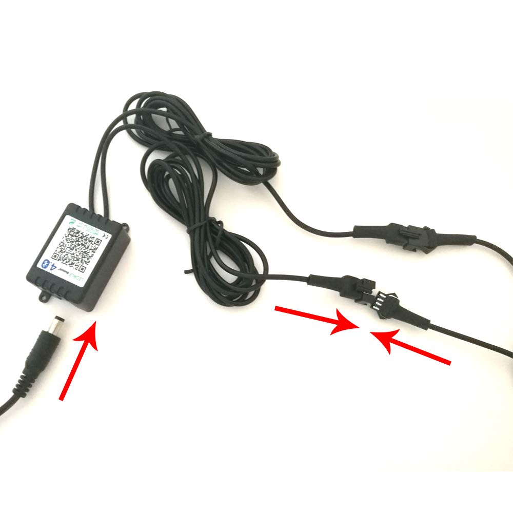 AUTOYUZU COB Squid Ring, Tagfahrlicht, LED für Auto, RGB Scheinwerfer, Bluetooth-Steuerung, Smartphone-App,