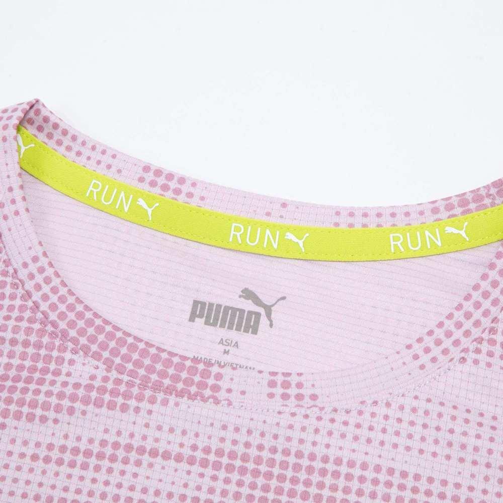 Puma Run Favorite Aop Tee Women Tops Light-Purple 524573-60