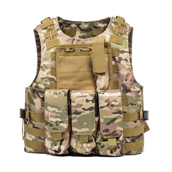 Tactisch Vest voor Kinderen Multi-Pocket Verstelbaar Canvas Vest Outdoor Gevechtsvest voor Jongens Meisjes Rollenspel Jachtspel