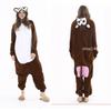 Cartoon Niedliches Tier Party Kostüm Einteiler Pyjama Fleece Haus Waschbär Giraffe Teddy Kapuze
