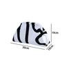 New Crochet Design Knitted Clutch Bag Portable Casual Cosmetic Bag Colorblock Handbag Women